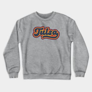 Retro Tulsa Script Crewneck Sweatshirt